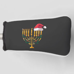 Weihnachten Chanukka jüdisch Santa Menora  Golf Headcover