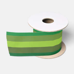 Weihnachten Chef Green Stripes Urlaub Satinband