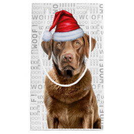 Weihnachten Chesapeake Dog Holiday Wood Word Kunst Kleine Geschenktüte