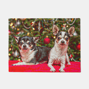 Weihnachten Chihuahuas Fußmatte