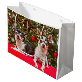 Weihnachten Chihuahuas Große Geschenktüte