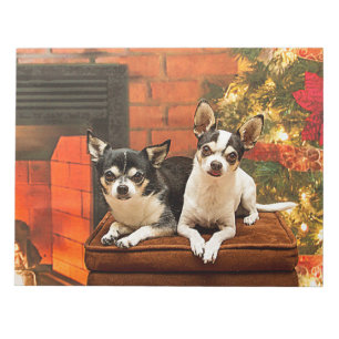 Weihnachten Chihuahuas Notizblock