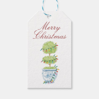 Weihnachten Chinoiserie Geschenk Tag mit Topipe Ar Geschenkanhänger