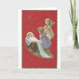 Weihnachten Christus Kind und Engel