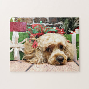 Weihnachten - Cockapoo - Rubin Puzzle