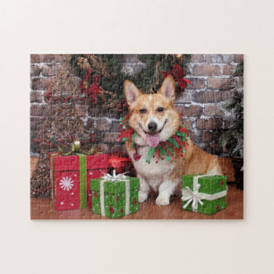 Weihnachten - Corgi - cal Puzzle