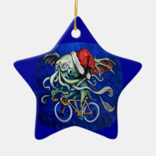 Weihnachten Cthulhu Keramikornament