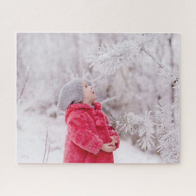 Weihnachten | Custom Foto Jigsaw Puzzle Geschenk (Horizontal)