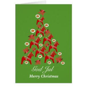 Weihnachten Dala Pferde