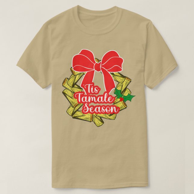 Weihnachten Das ist der Saisonkranz T-Shirt (Design vorne)