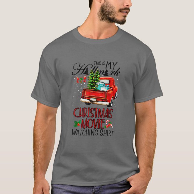 Weihnachten Das ist mein Hä.Llmä.Rks Movie Watchi T-Shirt (Vorderseite)