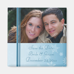 Weihnachten, das Save the Date Foto-Magneten Magnet