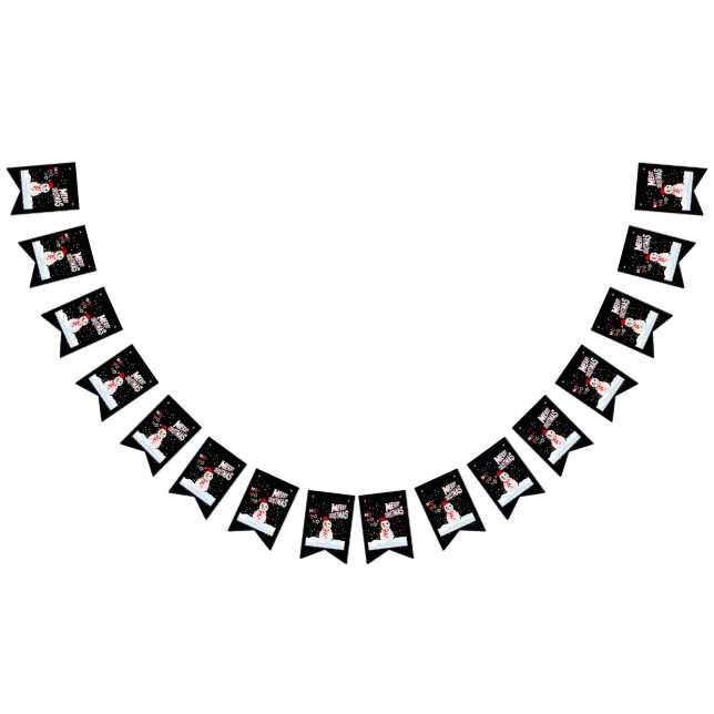 Weihnachten Das Snowman-Jagdbanner Wimpelkette (Alle)