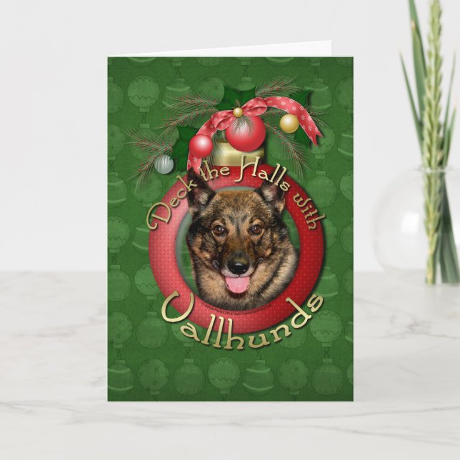 Weihnachten - Deck in den Hallen - Vallhunds (Vorderseite)