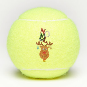Weihnachten Deer Bells Bauble Rudolf Schneeflocken Tennisbälle