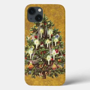 Weihnachten, dekorierter Viktorianischer Baum Case-Mate iPhone Hülle