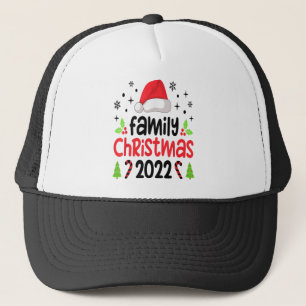 Weihnachten der Familie 2022 Matching Squad Santa  Truckerkappe