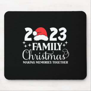 Weihnachten der Familie 2023 Matching Squad Santa  Mousepad
