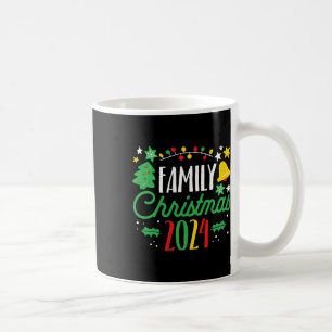 Weihnachten der Familie 2024 Matching Geschenk Wei Kaffeetasse
