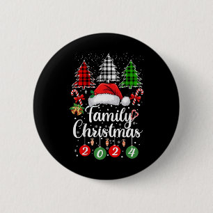 Weihnachten der Familie 2024 Matching Geschenke Xm Button