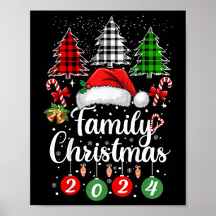 Weihnachten der Familie 2024 Matching Geschenke Xm Poster