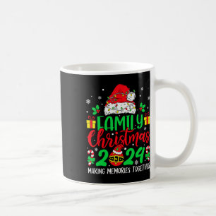 Weihnachten der Familie 2024 Matching Squad Santa  Kaffeetasse