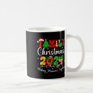 Weihnachten der Familie 2024 Matching Squad Santa Kaffeetasse