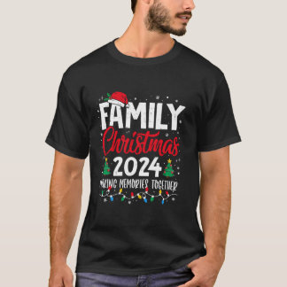 Weihnachten der Familie 2024 Matching Squad Santa T-Shirt