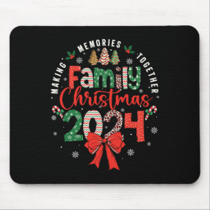 Weihnachten der Familie 2024 Matching Xmas Making Mousepad