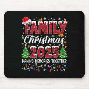 Weihnachten der Familie 2025 Matching Squad Santa Mousepad