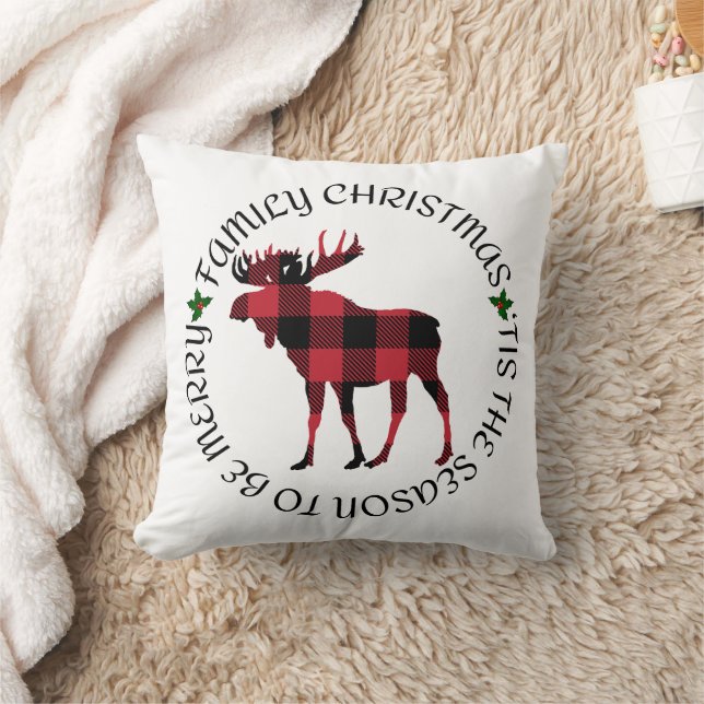 Weihnachten der Familie Das ist die Jahreszeit zum Kissen (Decke)