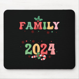 Weihnachten der Familie Matching Xmas 2024 Memorie Mousepad