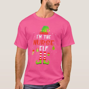 Weihnachten der Familie Nurse Elf-Matching T-Shirt
