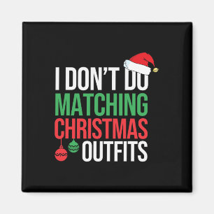 Weihnachten der Familie Pajamas ich nicht tun, um Magnet