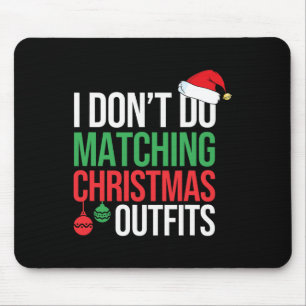 Weihnachten der Familie Pajamas ich nicht tun, um Mousepad