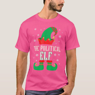 Weihnachten der Familiengruppe Politische Elfen im T-Shirt