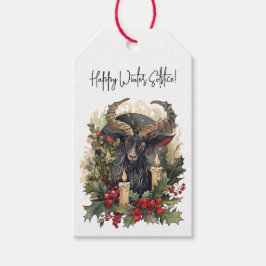 Weihnachten der klassischen Ziege Geschenkanhänger