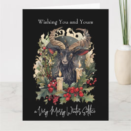 Weihnachten der klassischen Ziege Karte