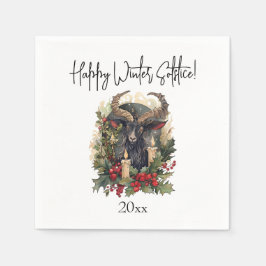 Weihnachten der klassischen Ziege Serviette