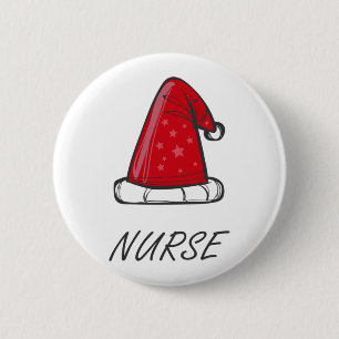 Weihnachten der Krankenschwester 4 Button