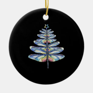 Weihnachten der Libellen Keramik Ornament