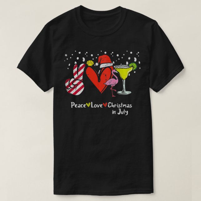 Weihnachten der Lieben im Juli Sonnensommer X T-Shirt (Design vorne)