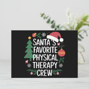 Weihnachten der Lieblings-Physiotherapie-Mannschaf