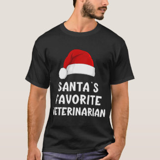Weihnachten Der Lieblingstierarzt des Weihnachtsma T-Shirt
