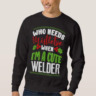 Weihnachten, der Mistletoe braucht, wenn ich ein N Sweatshirt