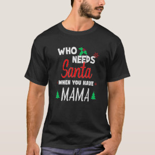 Weihnachten der Mönche, die den Weihnachtsmann bra T-Shirt