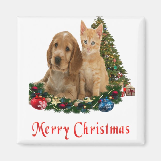 Weihnachten der Tiere Magnet (Vorne)