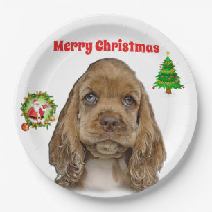 Weihnachten der Tiere Pappteller