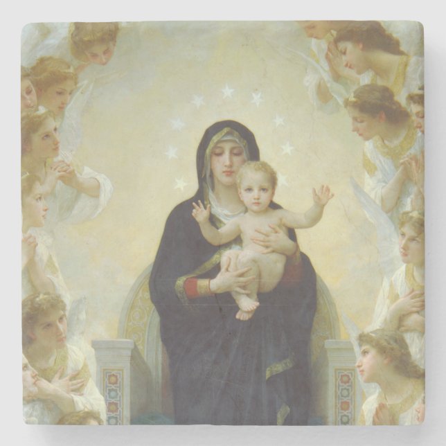 Weihnachten der Verehrung Steinuntersetzer (Vorderseite)