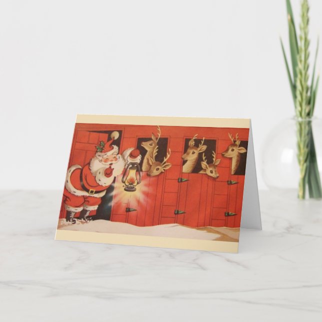 Weihnachten - Der Weihnachtsmann besucht den Renti (Vorderseite)